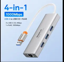 [TAXA INCLUSA] Adaptador de HUB compatível com Baseus USB Tipo C para HDMI, 4 em 1, DP, 4K,