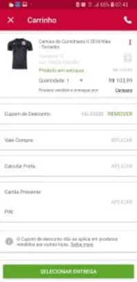 20% OFF na Centauro em itens selecionados