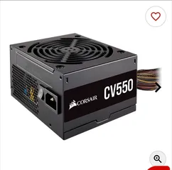 Fonte Corsair CV Series CV550 80 Plus Bronze 550W, CP-9020210-BR