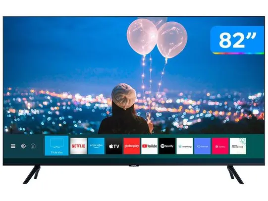 Smart TV 82'' Samsung Crystal UHD 82TU8000 4K