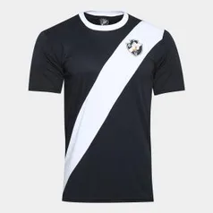 Camisa Vasco Clássica Edição Limitada Masculina - Preto e Branco | R$22