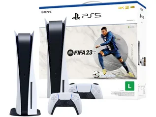 PlayStation 5 2022 825GB 1 Controle Sony - com FIFA 23 