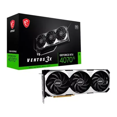 MSI GEFORCE RTX 4070 TI VENTUS 3X OC, 12GB, GDDR6X, 192-BIT, 912-V513-075