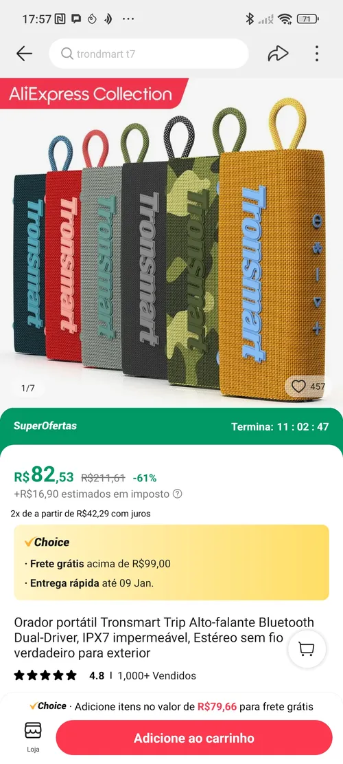 Imagen na descrição da promoção