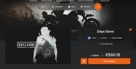 Comprar Days Gone Steam