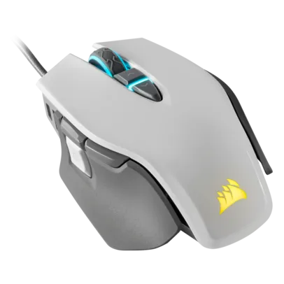 Mouse Corsair Gamer M65 RGB ELITE, 18.000DPI, 8 Botões Programáveis, White, CH-9309111-NA