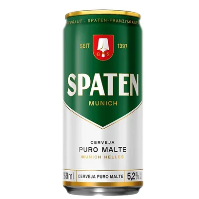 Product photo Cerveja Puro Malte 269ml Lata Spaten