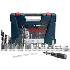 Bosch Kit De Pontas E Brocas Em Titânio V-Line Com 91 Peças