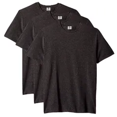 Kit 3 Camisetas Masculina Lisa Premium 100% Algodão