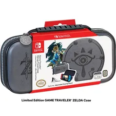 Case para Nintendo Switch, versão Deluxe da RDS Industries, Inc., Zelda Breath of the Wild – Sheikah Eye, cinza