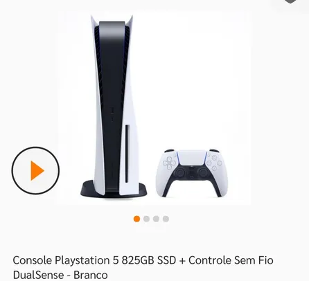 Pre venda Console Playstation 5 825GB SSD - 06/07 as 16hrs | R$4699