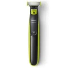 Barbeador Elétrico sem Fio Philips OneBlade QP2521/10 Seco e Molhado Bivolt Cinza e Verde