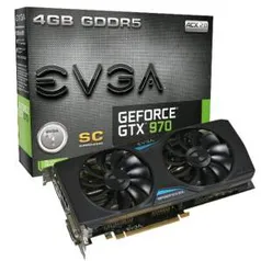 [Balão da Informática] Placa de Vídeo EVGA GeForce GTX 970 Superclocked+ ACX 2.0 (04G-P4-2977-KR) por R$ 1299