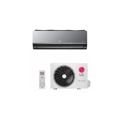 Ar Condicionado Split Inverter LG Hi Wall DUAL Voice ARTCOOL UV Nano 18000 BTUs Quente Frio S4NW18KLRXB - 220V