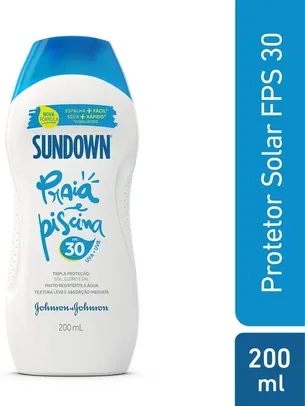 [Recorrência] Sundown Protetor Solar Praia e Piscina Fps 30, 200Ml 