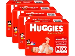 Kit Fraldas Huggies Supreme Care - Vários tamanhos