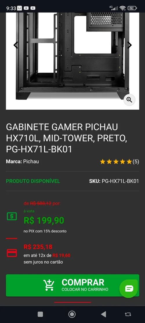 Imagen na descrição da promoção