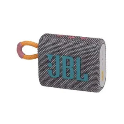 Caixa Bluetooth JBL GO3GRY 4.2 W RMS Cinza Bivolt - R$229