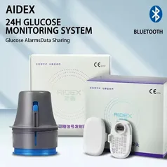 AIDEX CGMS 24h Monitoramento de glicose no sangue em tempo real