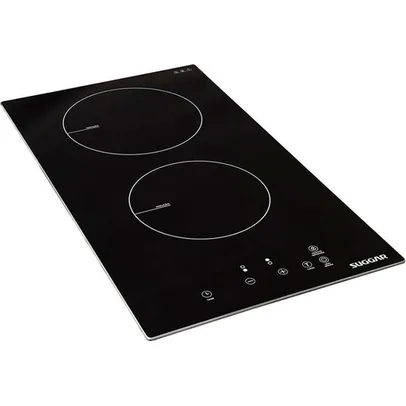 Fogão de Mesa Cooktop de Indução 2 Zonas de Aquecimento Suggar