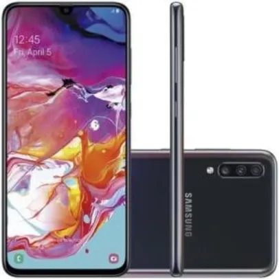 Smartphone Samsung Galaxy A70, 128GB, 32MP, Tela 6.7´, Preto - R$1619