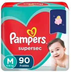 [APP][CLIENTE OURO] Fraldas Pampers Sec Tamanho M 90 unids