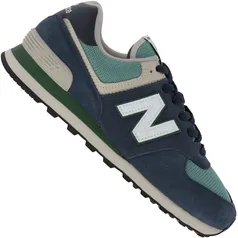 Tênis New Balance ML574 - Masculino COR: azul esc/branco