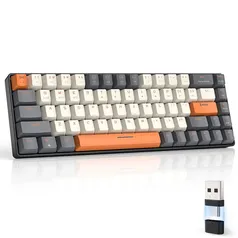 [Moedas/ Gpay] Teclado Mecânico sem fio 