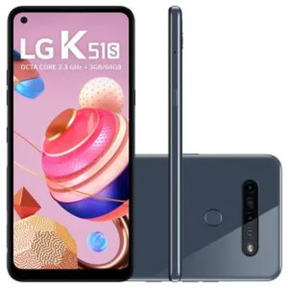 [AME R$ 1069] Smartphone LG K51S Dual Chip - 64GB - Titânio | R$ 1.169