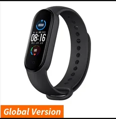 (Novos Usuários) Pulseira Inteligente Mi Band 5 | R$91