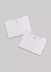 Kit Com 2 Camisetas Masculinas Básicas Hering 