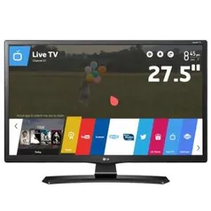 TV Monitor Smart LED 27,5" HD LG com Wi-Fi, WebOS, Conversor Digital Integrado, Screen Share, Cinema Mode, HDMI e USB LG