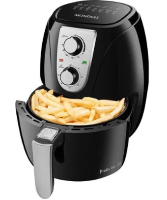 [APP] Fritadeira Elétrica sem Óleo Air Fryer Mondial AF-34 3,2L 1270W Preta