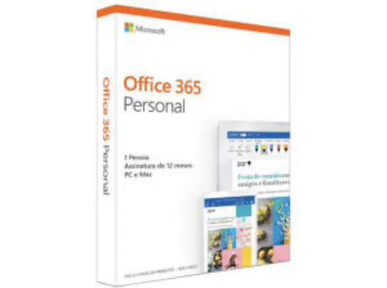 [APP + CLIENTE OURO] Office 365 Personal - 1 TB OneDrive - 12 meses | R$81