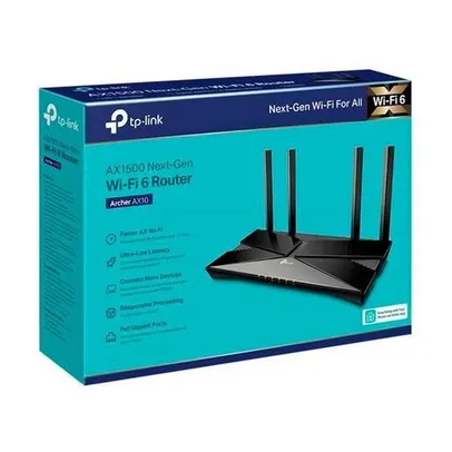 (Frete Grátis) Roteador Tp-Link Wi-Fi 6 Ax1500 | R$360