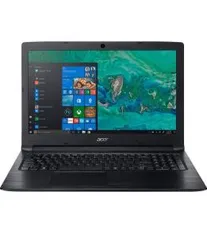 Notebook Acer Intel Core i3-8130U 4GB 1TB Tela 15.6" Windows 10 A315-53-34Y4 Preto
Cód.5670934