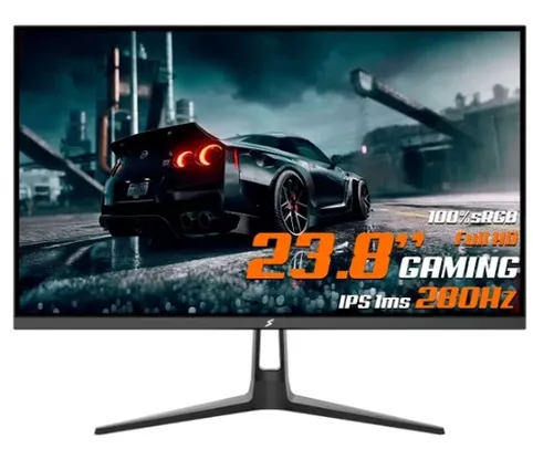 Monitor Gamer SuperFrame Precision, 23.8 Pol, Full HD, 1ms, 280Hz, IPS, 100% sRGB, FreeSync, HDMI/DP