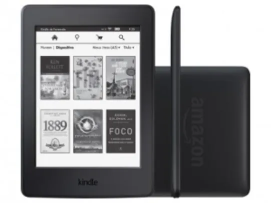 Kindle Paperwhite Amazon Tela 6" 4GB Wi-Fi - R$371