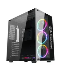 Gabinete Gamer Redragon Wideload Preto, GC-802-1 | R$ 600