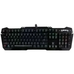 Teclado Gamer Mecânico Mesh Gear Balder USB LED RGB GATERON RED USA B06S BALDER - R$191