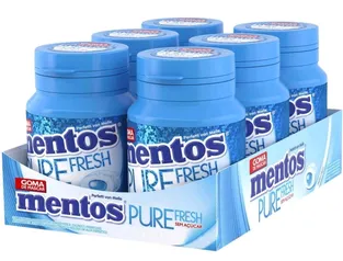 [C.OURO] Goma Mentos Pure Fresh Mint - 6 Unidades | R$39