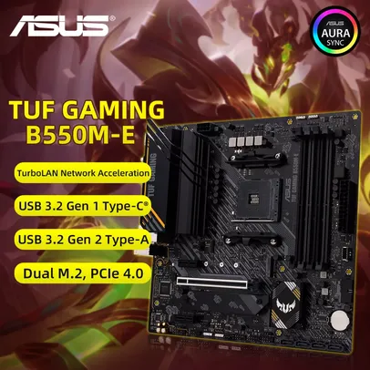 Placa Mãe ASUS TUF GAMING B550M-E - Nova