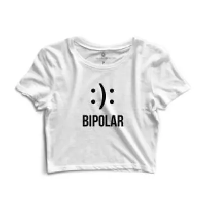 Cropped Morena Deluxe Bipolar - Branco R$20