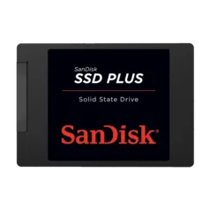 SSD Sandisk, 240GB Plus, SATA III, Leitura 530MBS e Gravação 440MBs, SDSSDA240GG26