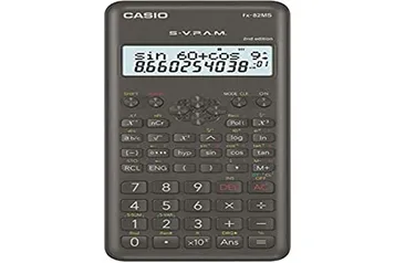 Casio CALCULADORA CIENTIFICA 240 FUNCOES FX-82MS-2-S4-DH PRETA, Preto (FACULDADE)