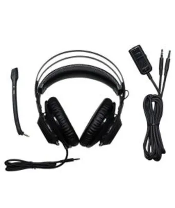 Headset Gamer HyperX Cloud Revolver PRO - HX-HSCR-GM - Preto/Cinza - R$486