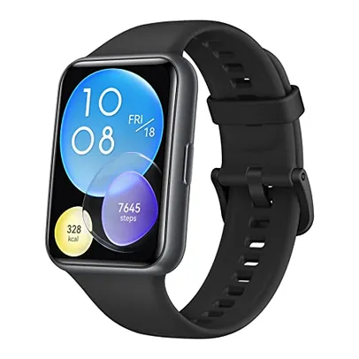 SmartWatch, HUAWEI, WATCH Fit 2, preto, Bateria c/ até 10 dias de duração, Monitoramento cardíaco, t