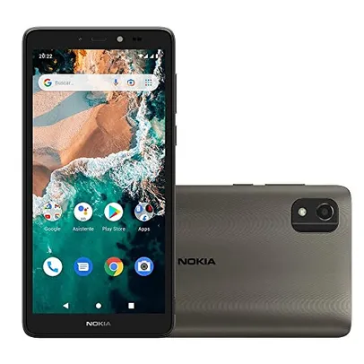 Smartphone Nokia C2 2nd Edition 4G 64 GB Tela 5,7" - Cinza - NK109