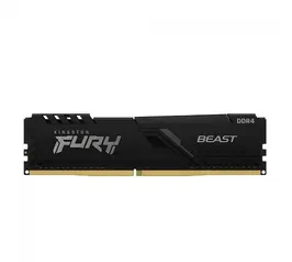 Memória DDR4 Kingston Fury Beast, 8GB, 3200Mhz, Black, KF432C16BB/8