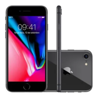 iPhone 8 64GB Cinza Espacial por R$2.691,92 no Boleto e Cupom de Desconto